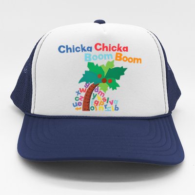 Chicka Chicka Boom Boom Costume Halloween Decorations Gifts Trucker Hat