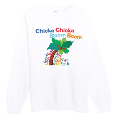 Chicka Chicka Boom Boom Costume Halloween Decorations Gifts Premium Crewneck Sweatshirt