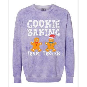 Christmas Cookie Baking Crew Festive Family Gift for Dad Colorblast Crewneck Sweatshirt