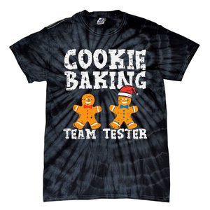 Christmas Cookie Baking Crew Festive Family Gift for Dad Tie-Dye T-Shirt