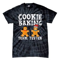 Christmas Cookie Baking Crew Festive Family Gift for Dad Tie-Dye T-Shirt