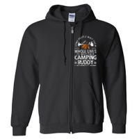 Cool Camping Buddies Gift Funny Husband & Wife Full Zip Hoodie