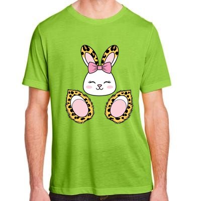 Cute Cheetah Bunny Adorable Easter Adult ChromaSoft Performance T-Shirt