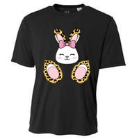 Cute Cheetah Bunny Adorable Easter Cooling Performance Crew T-Shirt