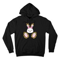 Cute Cheetah Bunny Adorable Easter Hoodie