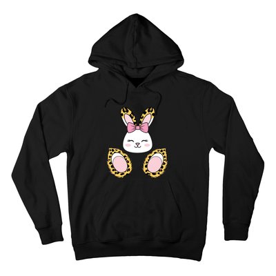 Cute Cheetah Bunny Adorable Easter Hoodie