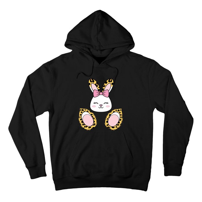 Cute Cheetah Bunny Adorable Easter Hoodie