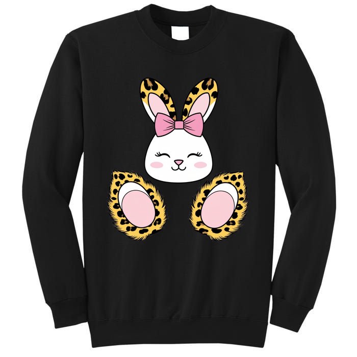 Cute Cheetah Bunny Adorable Easter Sweatshirt