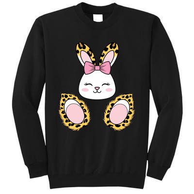 Cute Cheetah Bunny Adorable Easter Tall Sweatshirt