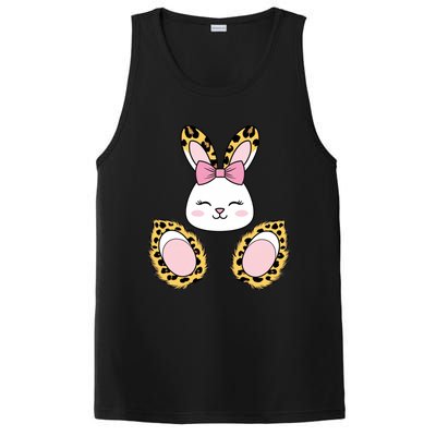 Cute Cheetah Bunny Adorable Easter PosiCharge Competitor Tank