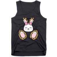 Cute Cheetah Bunny Adorable Easter Tank Top