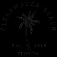 Cool Clearwater Beach Original Florida Beaches Drawstring Bag