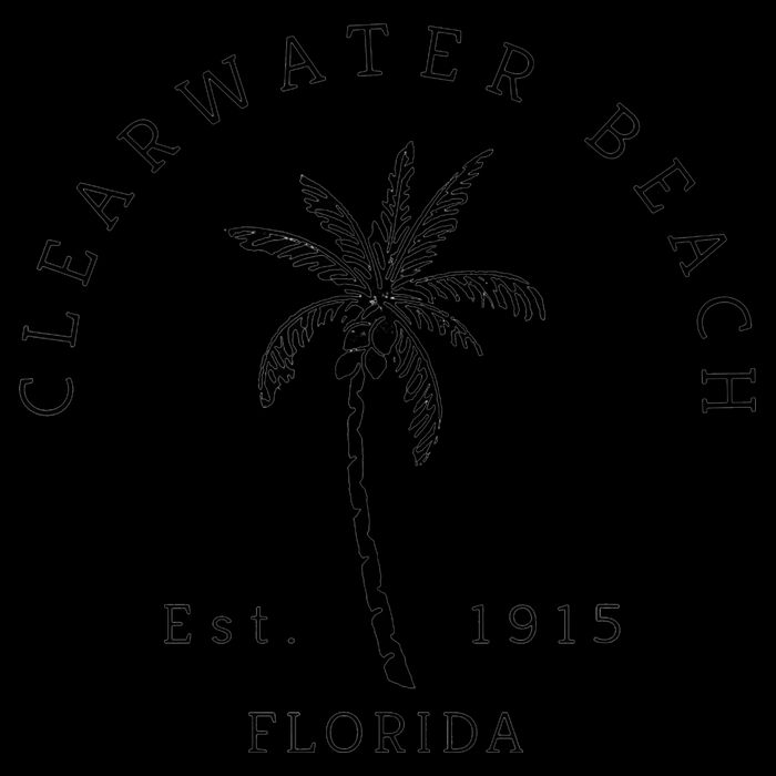 Cool Clearwater Beach Original Florida Beaches Drawstring Bag