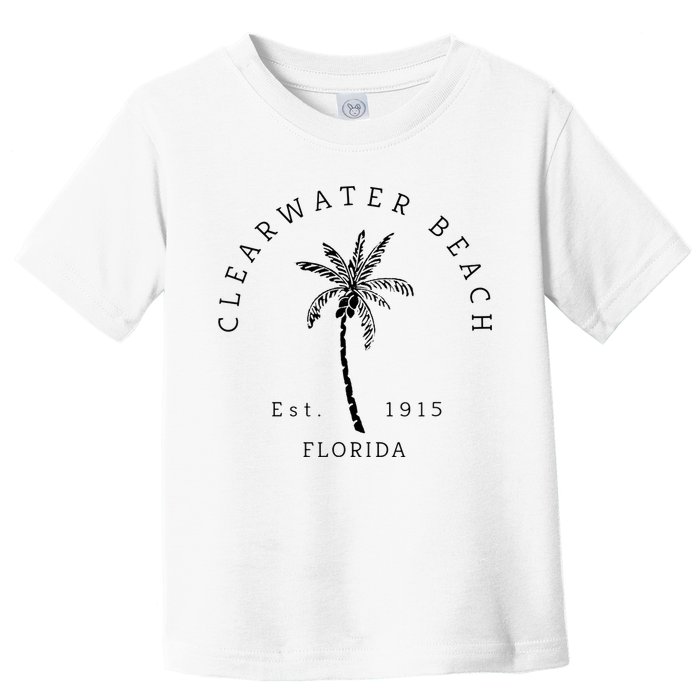 Cool Clearwater Beach Original Florida Beaches Toddler T-Shirt
