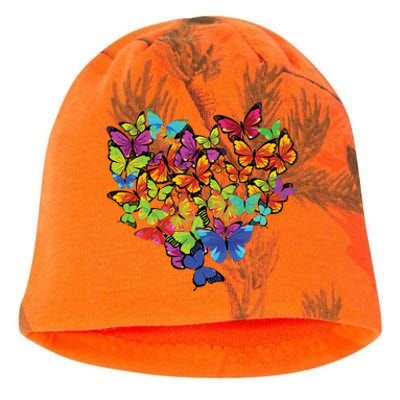 Colorful Cute Butterfly Heart Butterflies Kati - Camo Knit Beanie