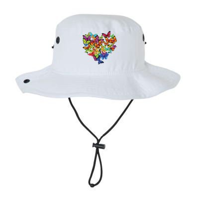 Colorful Cute Butterfly Heart Butterflies Legacy Cool Fit Booney Bucket Hat