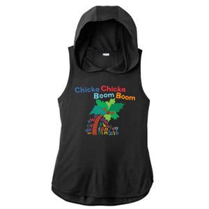 Chicka Chicka Boom Boom Costume Halloween Decorations Gifts Ladies PosiCharge Tri-Blend Wicking Draft Hoodie Tank