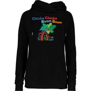 Chicka Chicka Boom Boom Costume Halloween Decorations Gifts Womens Funnel Neck Pullover Hood