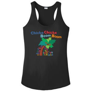 Chicka Chicka Boom Boom Costume Halloween Decorations Gifts Ladies PosiCharge Competitor Racerback Tank