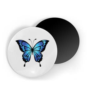 Cute Colorful Blue Butterfly Magnet