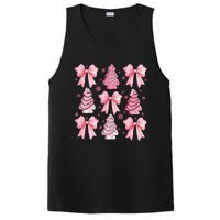 Cute Coquette Bow Christmas Tree Cake Funny Xmas PosiCharge Competitor Tank