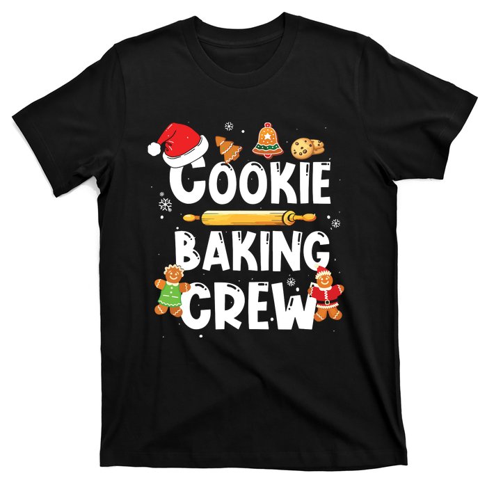 Christmas Cookie Baking Crew Pajama Gingerbread Christmas Santa Hat Xmas T-Shirt