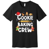 Christmas Cookie Baking Crew Pajama Gingerbread Christmas Santa Hat Xmas Premium T-Shirt