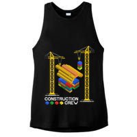 Construction Crew Building Blocks Master Builder Ladies PosiCharge Tri-Blend Wicking Tank