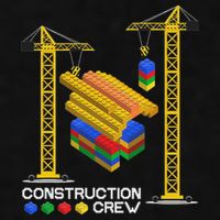 Construction Crew Building Blocks Master Builder Ladies PosiCharge Tri-Blend Wicking Tank