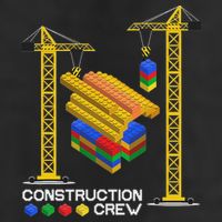 Construction Crew Building Blocks Master Builder Cool Comfort Performance Bucket Hat