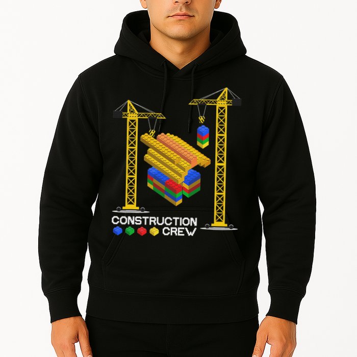 Construction Crew Building Blocks Master Builder Hoodie