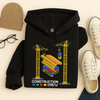 Construction Crew Building Blocks Master Builder Hoodie