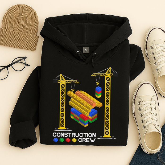 Construction Crew Building Blocks Master Builder Hoodie