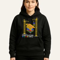 Construction Crew Building Blocks Master Builder Hoodie