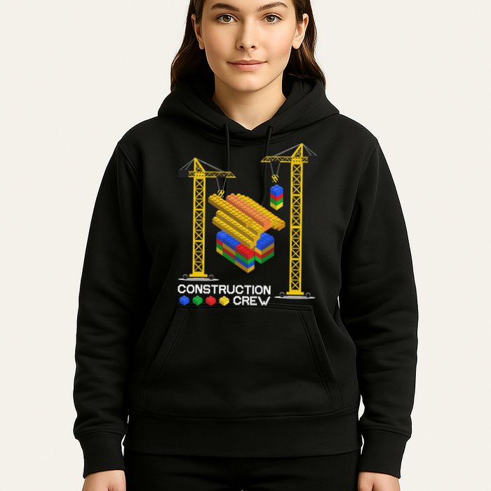Construction Crew Building Blocks Master Builder Hoodie