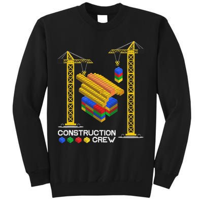 Construction Crew Building Blocks Master Builder Sweatshirt