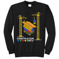Construction Crew Building Blocks Master Builder Sweatshirt