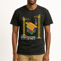 Construction Crew Building Blocks Master Builder Tall T-Shirt