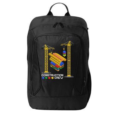 Construction Crew Building Blocks Master Builder City Backpack