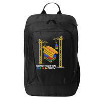 Construction Crew Building Blocks Master Builder City Backpack