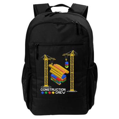 Construction Crew Building Blocks Master Builder Backpack