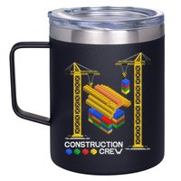 Construction Crew Building Blocks Master Builder 12oz Stainless Steel Coffee Mug