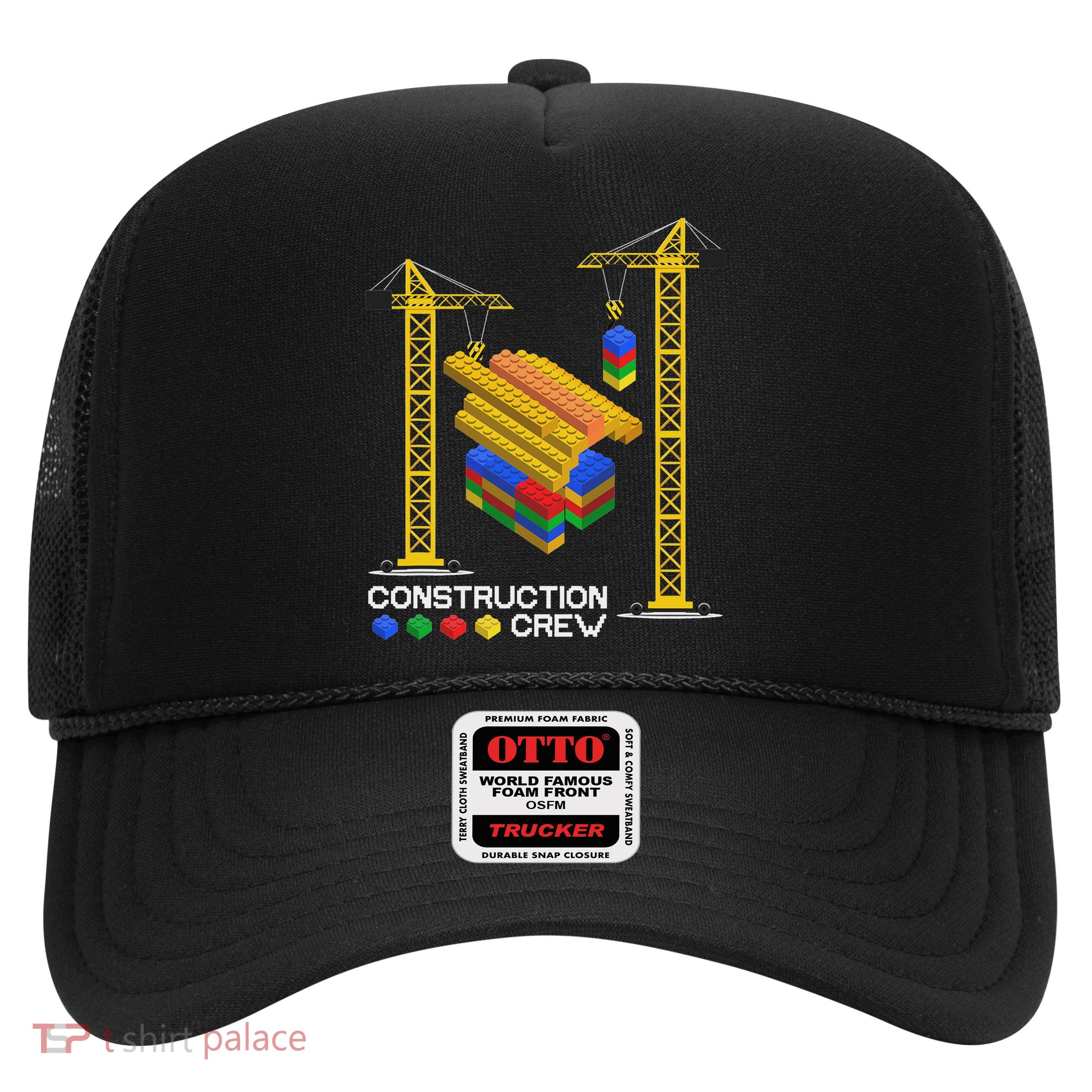 Construction Crew Building Blocks Master Builder Trucker Hat
