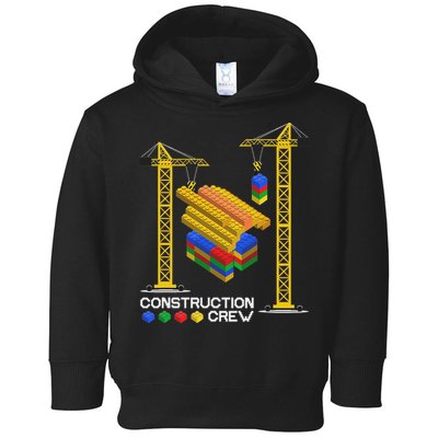 Construction Crew Building Blocks Master Builder Toddler Hoodie