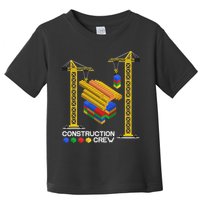 Construction Crew Building Blocks Master Builder Toddler T-Shirt
