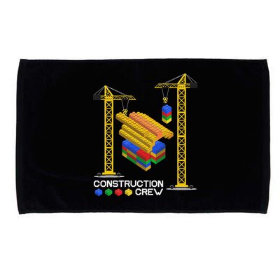 Construction Crew Building Blocks Master Builder Microfiber Hand Towel