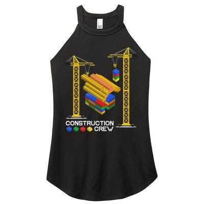 Construction Crew Building Blocks Master Builder Women's Perfect Tri Rocker Tank