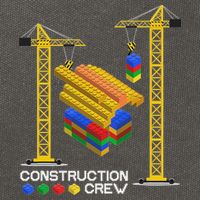 Construction Crew Building Blocks Master Builder Cotton Canvas Backpack