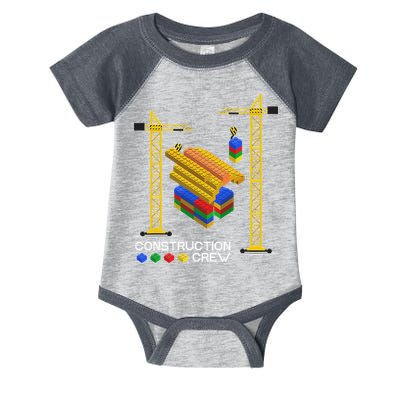 Construction Crew Building Blocks Master Builder Infant Baby Jersey Bodysuit