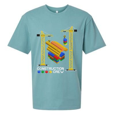 Construction Crew Building Blocks Master Builder Sueded Cloud Jersey T-Shirt